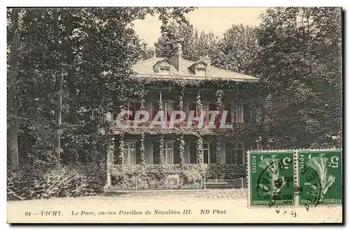 Vichy Ansichtskarte AK Le parc ancien pavillon de Napoleon III