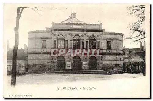 Moulins Cartes postales Le theatre