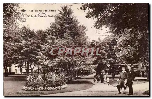 Neris les Bains Ansichtskarte AK Coin du parc du casino