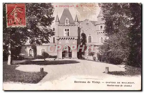 Environs de Vichy Ansichtskarte AK Chateau de Maulmont (rendez vous de chasse)