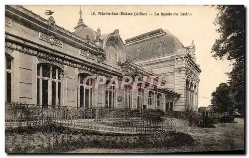 Neris les Bains Cartes postales la facade du casino