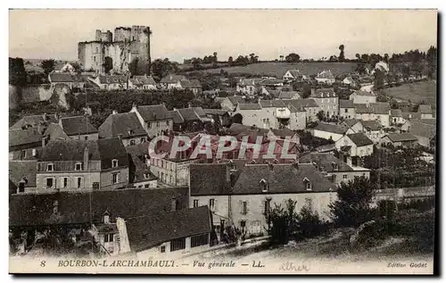 Bourbon l&#39archambault Cartes postales Vue generale