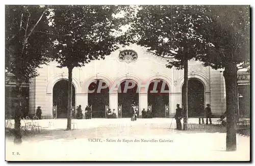 Vichy Cartes postales SAlon de repos des Nouvelles Galeries