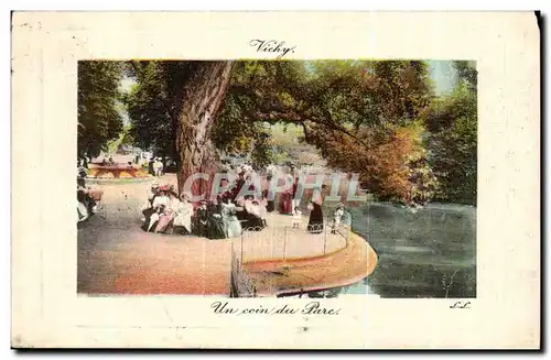 Vichy Cartes postales Un coin du parc