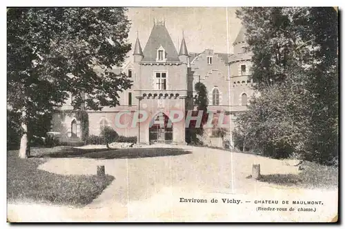 Environs de Vichy Ansichtskarte AK Chateau de Maulmont (rendez vous de chasse)