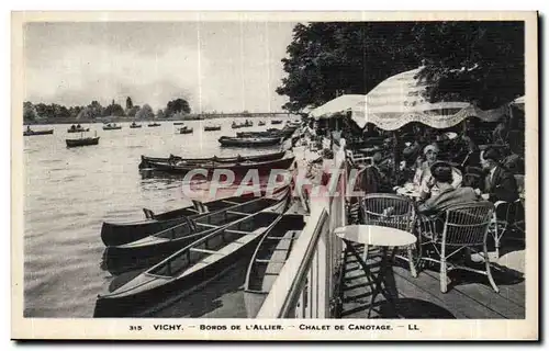 Vichy Ansichtskarte AK Bords de l&#39allier Chalet de canotage