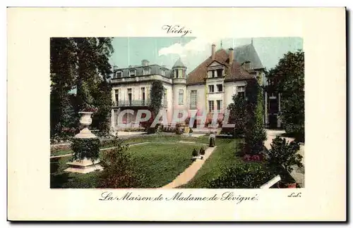 Vichy Cartes postales La maison de Madame de Sevigne