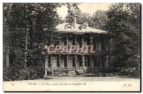 Vichy Ansichtskarte AK Le parc Ancien pavillon de Napoleon III