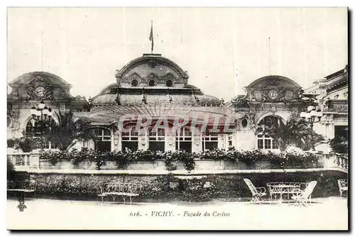 Vichy Cartes postales FAcade du casino