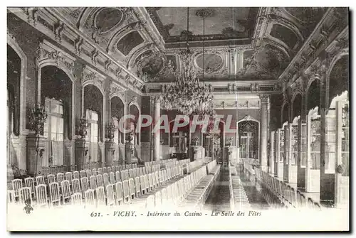 Vichy Cartes postales Interieur du casino La salle des fetes