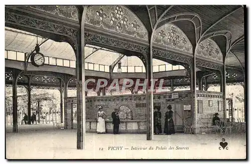 Vichy Cartes postales Interieur du palais des sources