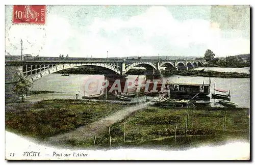 Vichy Cartes postales Pont sur l&#39Allier