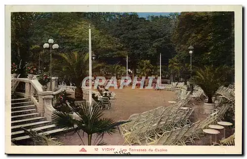 Vichy Ansichtskarte AK Les terrasses du casino