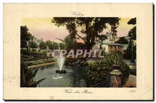 Vichy Cartes postales Vue du parc