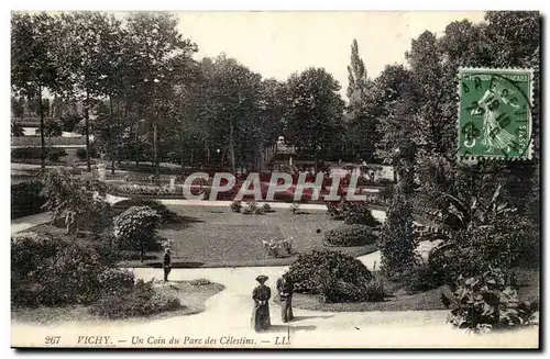 Vichy Ansichtskarte AK Un coin du parc des CElestins