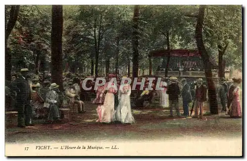 Vichy Cartes postales L&#39heure de la musique