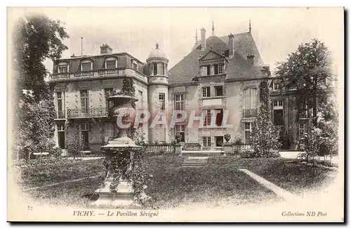 Vichy Cartes postales Le pavillon SEvigne