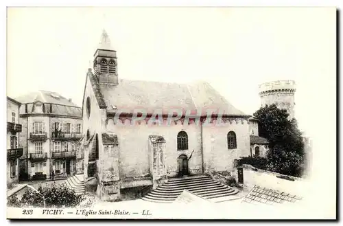 Vichy Cartes postales L&#39eglise Saint Blaise