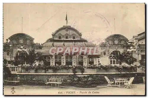 vichy Cartes postales Facade du casino