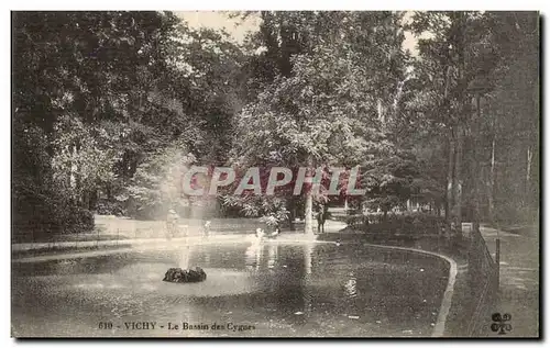 vichy Ansichtskarte AK Le bassin des cygnes