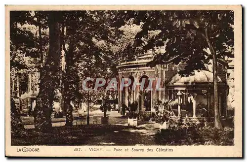 Vichy Cartes postales Parc et source des celestins