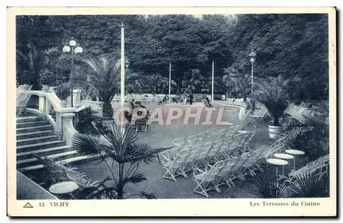 Vichy Cartes postales Les terrasses du casino