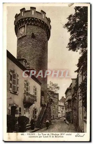 Vichy Cartes postales La tour de l&#39horloge construite par Louis II de Bourbon