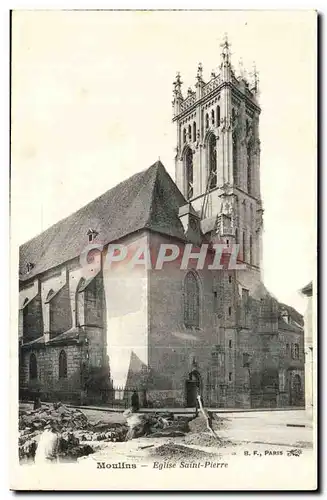 Moulins Cartes postales Eglise Saint Pierre