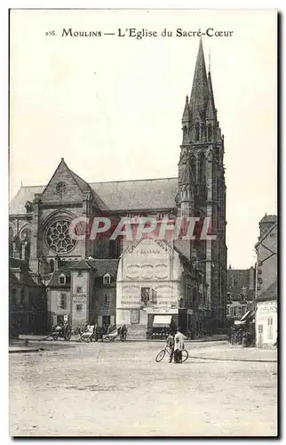 Moulins Cartes postales Eglise du Sacre Coeur