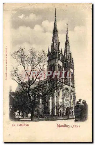 Moulins Cartes postales La cathedrale