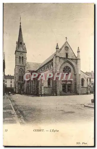 Cusset Cartes postales l&#39eglise