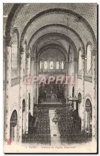 Vichy Cartes postales Interieur de l&#39eglise Saint Louis