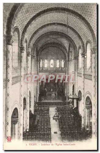 Vichy Cartes postales Interieur de l&#39eglise Saint Louis