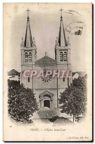 Vichy Cartes postales L&#39eglise Saint Louis