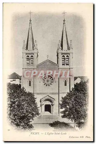 Vichy Cartes postales Eglise Saint Louis