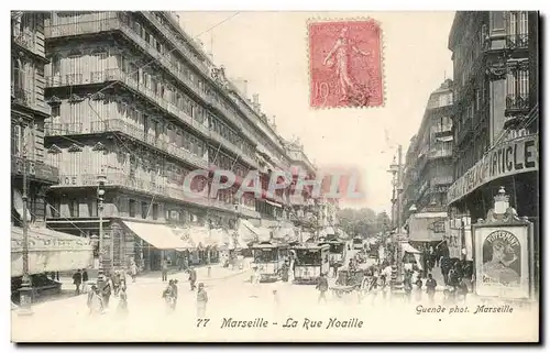 Marseille Cartes postales La rue Noaille