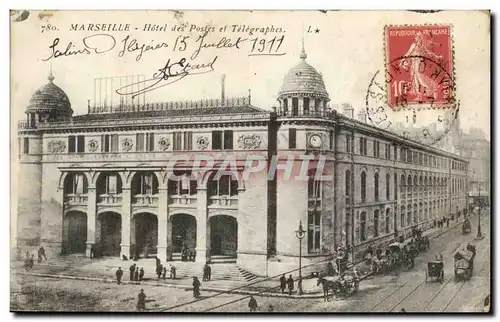 Marseille Cartes postales Hotel des Postes et TElegraphes
