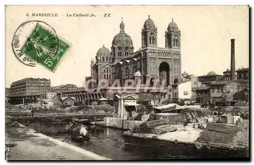 Marseille Cartes postales La cathedrale