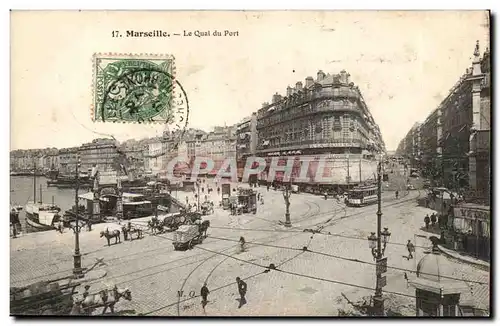 Marseille Cartes postales le quai du port