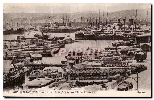 Marseille Cartes postales Bassins de la Joliette