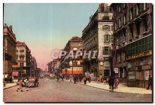 Marseille Cartes postales La Canebiere