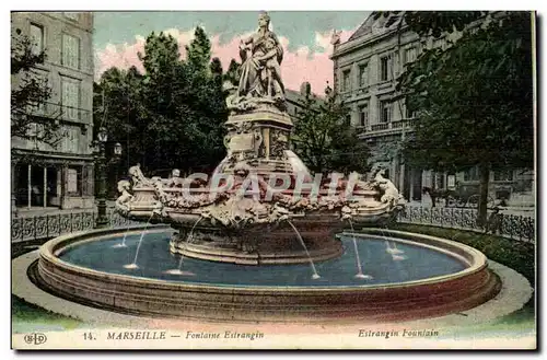 Marseille Cartes postales Fontaine Estrangin