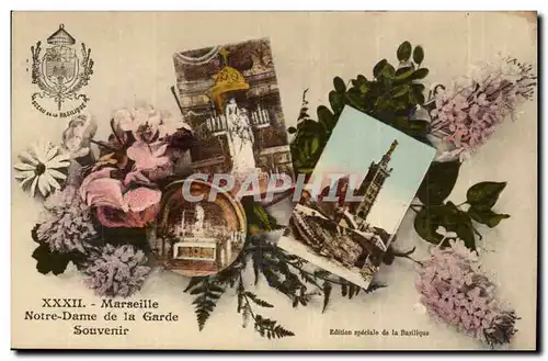 Marseille - Souvenir - Notre Dame de la Garde - Cartes postales