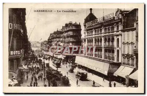 Marseille - La Cannebiere - Cartes postales