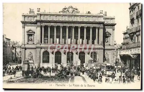 Marseille - Le Palais de la Bourse - Ansichtskarte AK