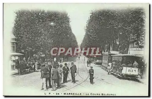 Marseille - Le Course Belsunce - tramway - Cartes postales