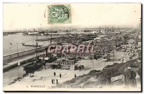 Marseille - Vue Generale des Bassins de la Joliette - Ansichtskarte AK