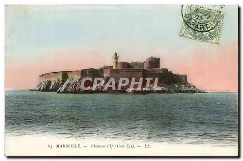 Marseille - Chateau d&#39If - cote est - Ansichtskarte AK