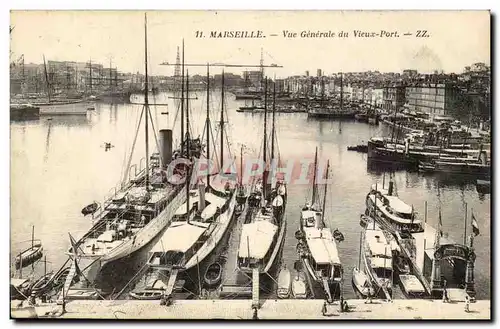 Marseille - Vue Generale du Vieux Port - Cartes postales