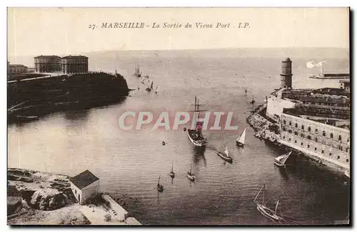 Marseille - La Sortie de Vieux Port - Cartes postales